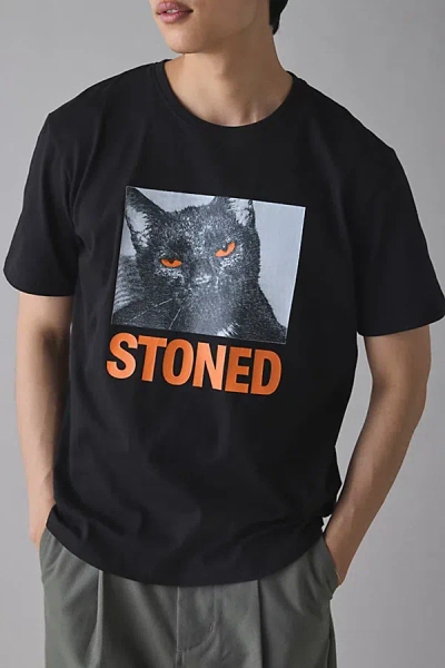 Tee Library Stones Graphic Basic Tee In Black, Men's At Urban Outfitters