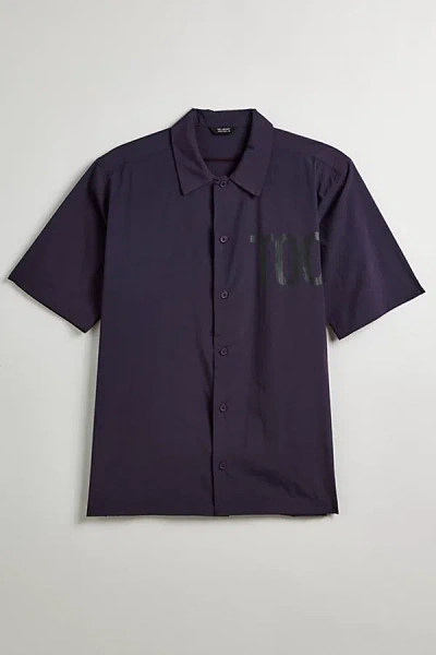 Tee Library Too Bad Resort Shirt Top In Dark Purple At Urban Outfitters