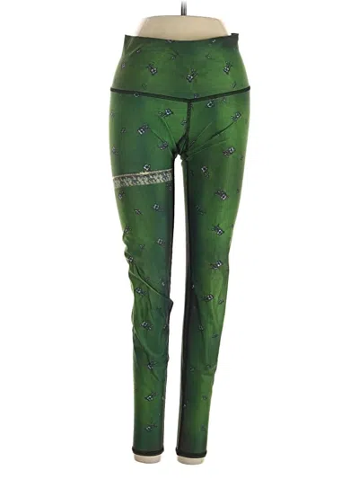 Pre-owned Teeki Active Pants In Green