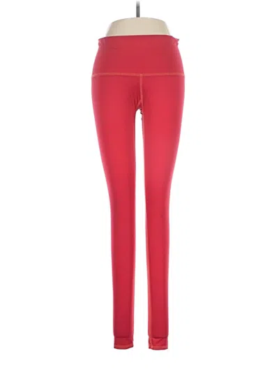 Pre-owned Teeki Active Pants In Red