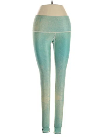 Pre-owned Teeki Yoga Pants In Blue
