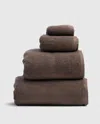Teema Towels Luxe Bath Towels In Chocolate, Full Set In Brown