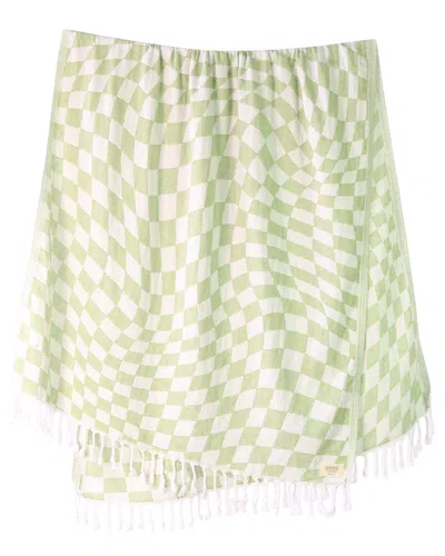 TEEMA TOWELS TEEMA TOWELS THE CHECKMATE BATH SHEET