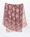 Teema Towels Turkish Towel In Maroon Tribal