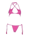 Teen Idol Woman Bikini Fuchsia Size M Polyester, Elastane, Lycra In Pink
