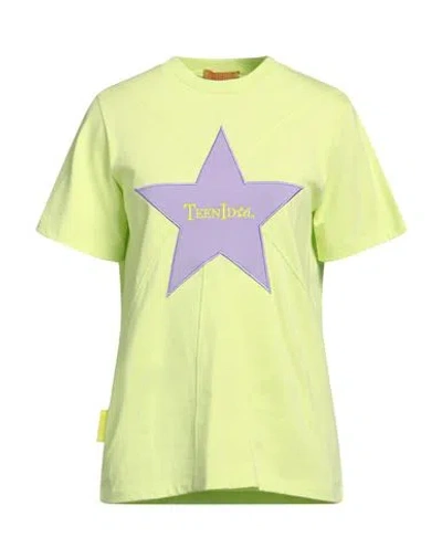 Teen Idol Woman T-shirt Acid Green Size S Cotton