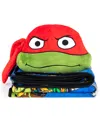 Teenage Mutant Ninja Turtles Teenage Mutant Ninja Turtle Movie Mutant Mayhem Nogginz Pillow & Travel Throw Set In Raphael