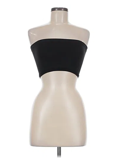 Pre-owned Tees By Tina Tube Top Black Strapless Neckline Tops