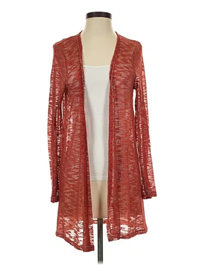 Pre-owned Tees2urdoor Cardigan Sweater In Red
