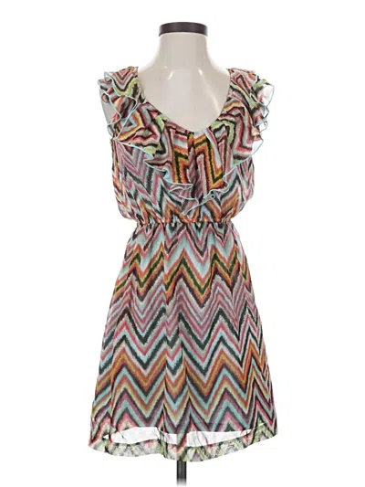 Pre-owned Teeze Me Casual Dress In Brown