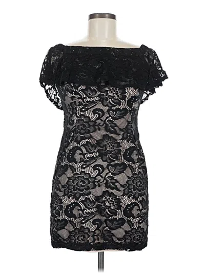 Pre-owned Teeze Me Cocktail Dress In Black