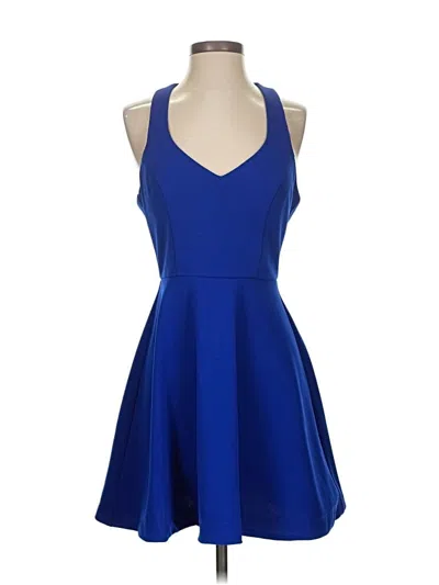 Pre-owned Teeze Me Cocktail Dress In Blue