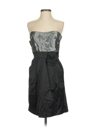 Pre-owned Teeze Me Cocktail Dress In Gray