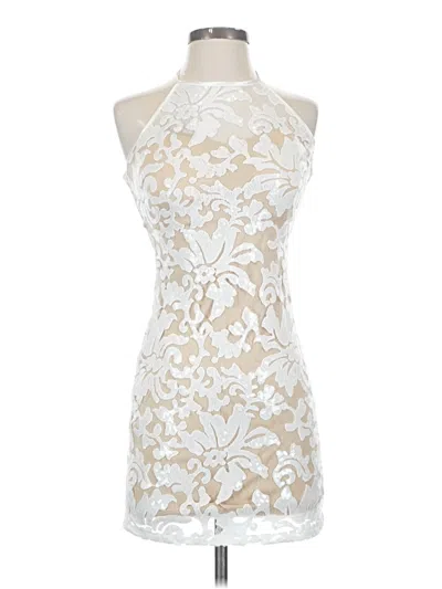 Pre-owned Teeze Me Cocktail Dress In Ivory