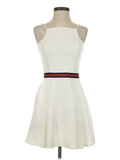 Pre-owned Teeze Me Cocktail Dress In Ivory