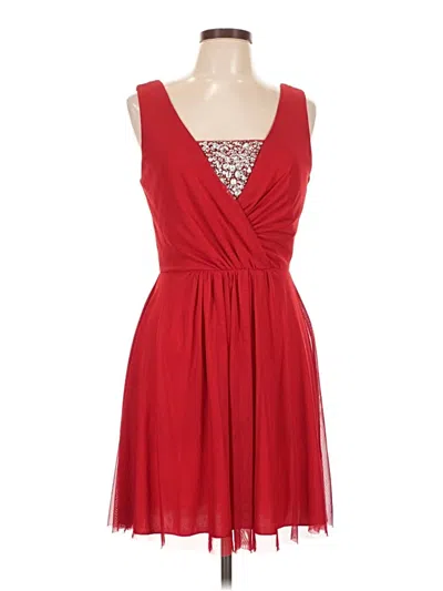 Pre-owned Teeze Me Cocktail Dress In Red