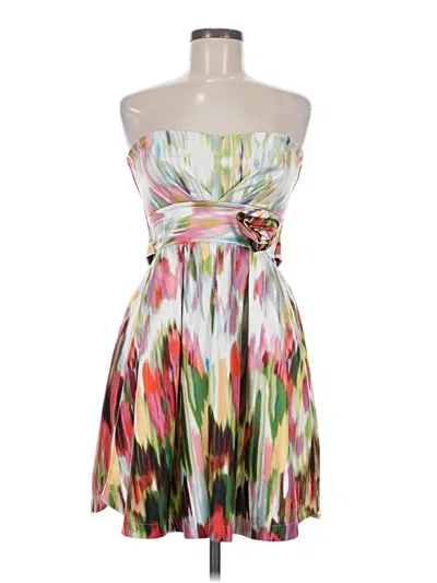 Pre-owned Teeze Me Cocktail Dress In White