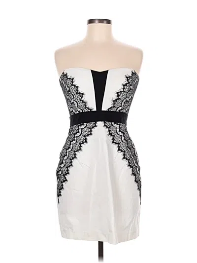 Pre-owned Teeze Me Cocktail Dress In White