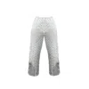 Tega Collective Women's White Alankara Split Hem Embroidered Trousers In White