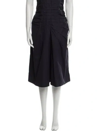 Pre-owned Teija Long Skirt In Blue