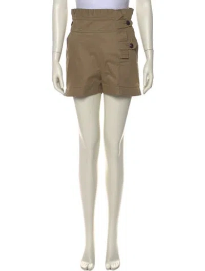 Pre-owned Teija Mini Shorts In Neutral