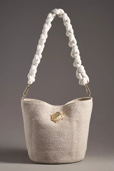 Teiruma Cielo Bucket Bag In White