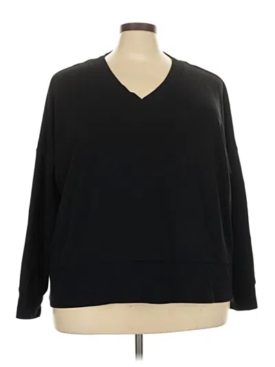 Pre-owned Tek Gear 3/4 Sleeve T-shirt In Black