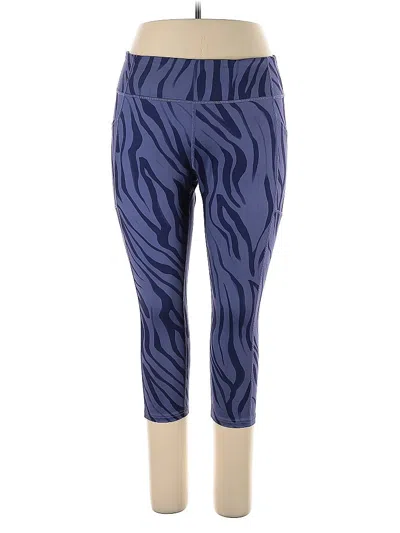 Pre-owned Tek Gear Active Pants In Blue