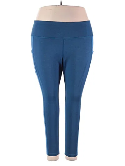 Pre-owned Tek Gear Active Pants In Blue