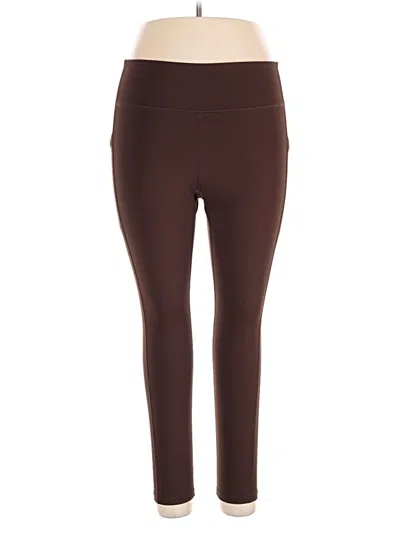 Pre-owned Tek Gear Active Pants In Brown
