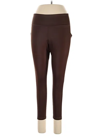 Pre-owned Tek Gear Active Pants In Brown