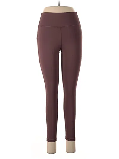 Pre-owned Tek Gear Active Pants In Burgundy