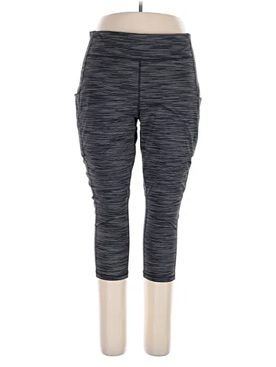 Pre-owned Tek Gear Active Pants In Gray