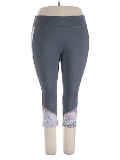 Pre-owned Tek Gear Active Pants In Gray