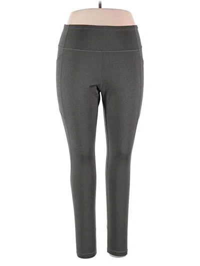 Pre-owned Tek Gear Active Pants In Gray