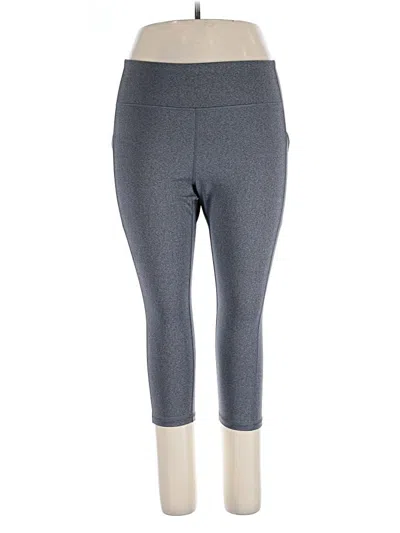 Pre-owned Tek Gear Active Pants In Gray