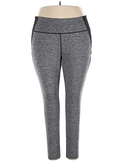 Pre-owned Tek Gear Active Pants In Gray