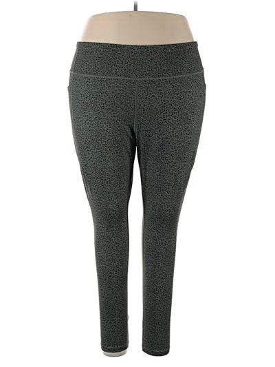 Pre-owned Tek Gear Active Pants In Green
