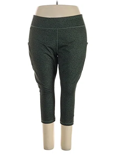 Pre-owned Tek Gear Active Pants In Green