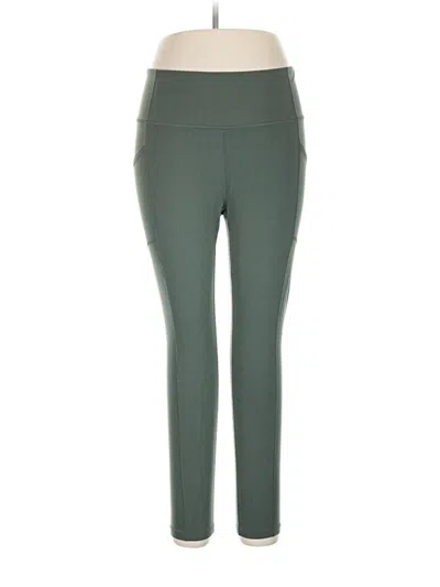 Pre-owned Tek Gear Active Pants In Green