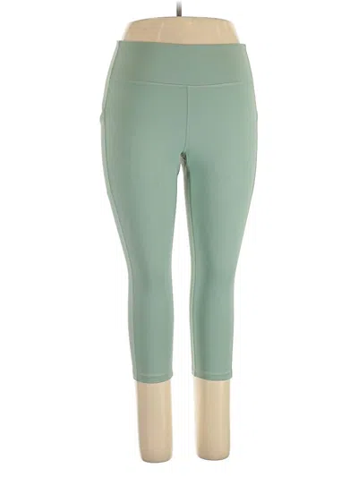 Pre-owned Tek Gear Active Pants In Green