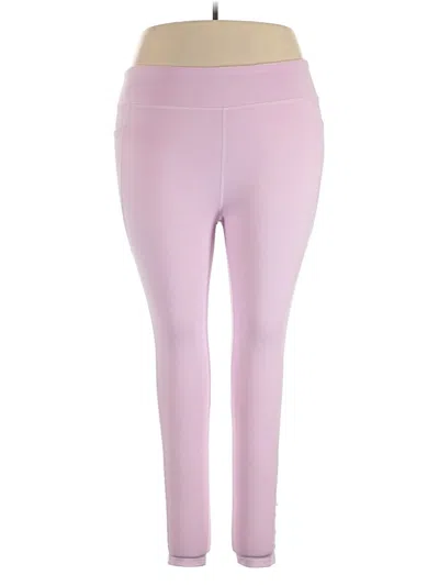 Pre-owned Tek Gear Active Pants In Pink