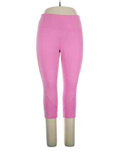 Pre-owned Tek Gear Active Pants In Pink