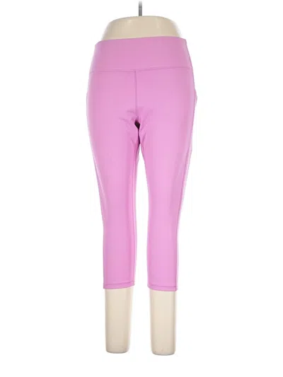 Pre-owned Tek Gear Active Pants In Pink