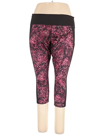 Pre-owned Tek Gear Active Pants In Pink