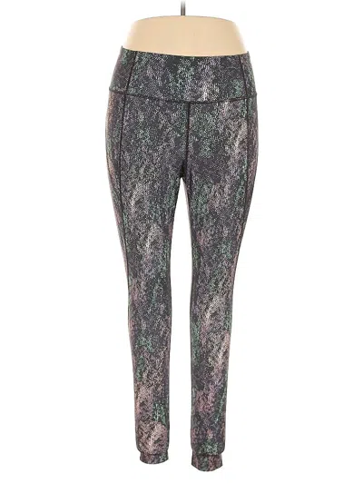 Pre-owned Tek Gear Active Pants In Purple