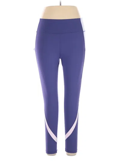 Pre-owned Tek Gear Active Pants In Purple
