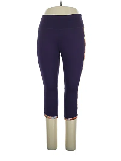 Pre-owned Tek Gear Active Pants In Purple