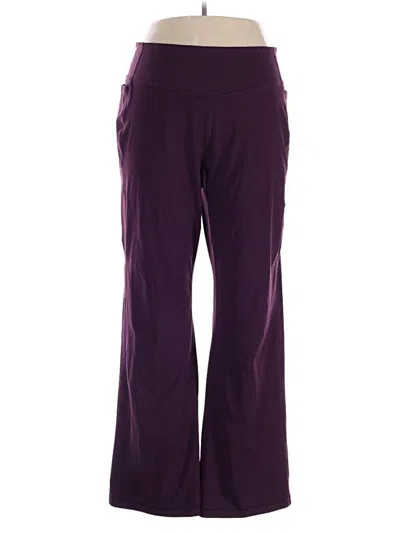 Pre-owned Tek Gear Active Pants In Purple