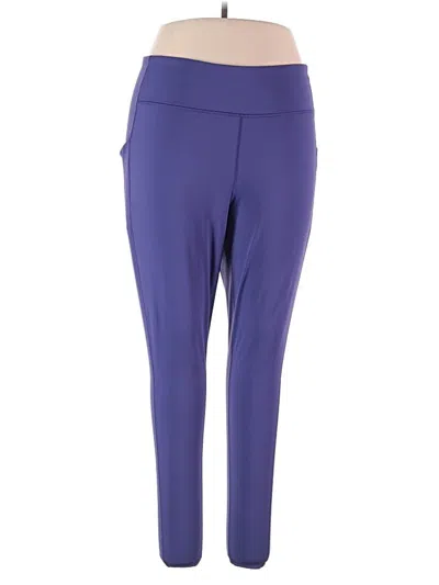 Pre-owned Tek Gear Active Pants In Purple